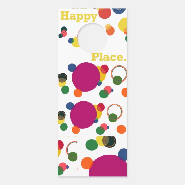 Aviso De Porta This is Your Happy Place (Verso)