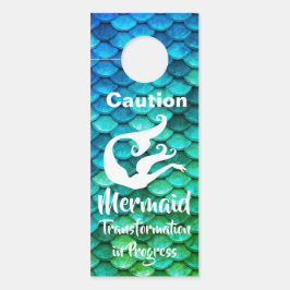 Aviso De Porta Transformação de Sereia em Andamento/Concluída |