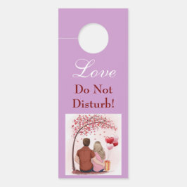 Aviso De Porta Valentine Couple Love Do Not Disturb