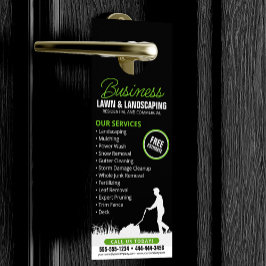 Aviso De Porta Verde Preto-Direito Paisagismo Paisagismo