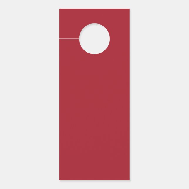 Aviso De Porta Vermelho primavera de cor de verão (Frente)