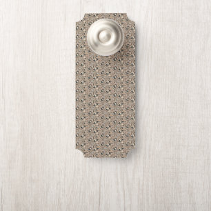 Aviso De Porta Vintage Abstrato Quartz Stone Natural