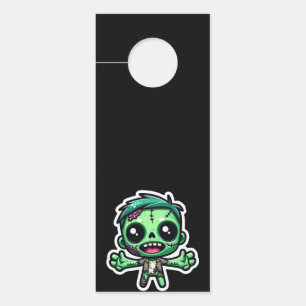 Aviso De Porta Zombie engraçado