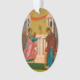 Aviso do ornamento de Theotokos