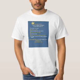 Aviso do t-shirt de CMT eu tenho uma desordem