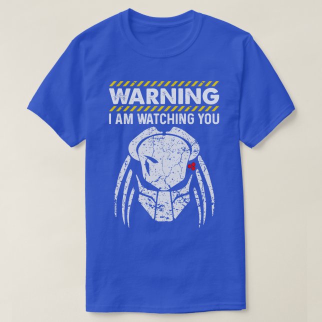 Aviso Estou A Ver-Te Camisetas engraçadas A Dizer  (Frente do Design)