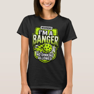 Aviso Eu Sou Uma Marreta Camiseta Engraçada de Pic