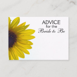 Aviso para a Noiva ser um Cartões de Girassol Giga