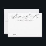 Aviso para o Cartão de Guarda de Novos Jovens<br><div class="desc">Essas cartas maravilhosamente projetadas oferecem uma maneira única de os convidados do casamento compartilharem seus conselhos e desejos sinceros com a noiva e o noivo. Ideal para adicionar um toque pessoal ao seu dia especial, essas cartas garantem que as manobras sejam apreciadas para o casal feliz. Perfeito para recepções de...</div>