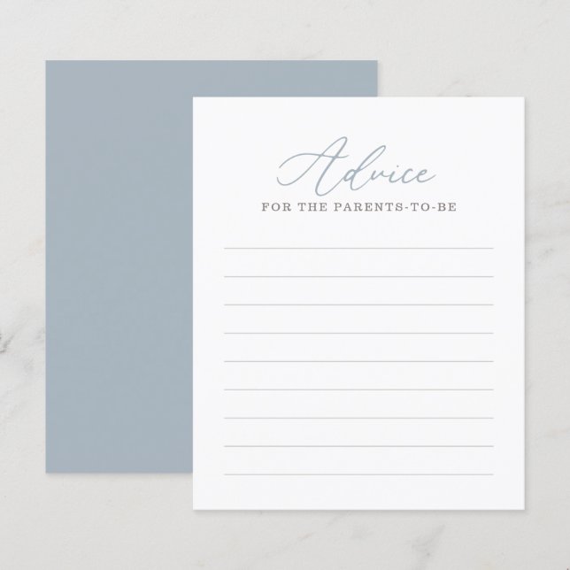 Aviso para o Jogo Chá de fraldas Náutico Azul dos  (Frente/Verso)