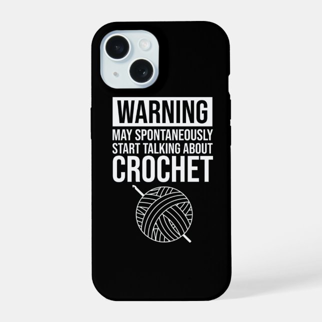 Aviso - Pode Começar a Falar Sobre Crochê (Verso)