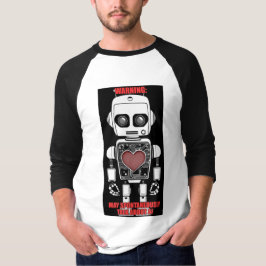 Aviso: Pode Falar Sobre AI Camiseta Raglan manga 3