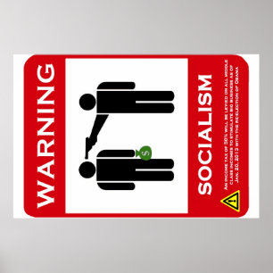 Aviso: Poster do socialismo