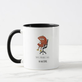Aviso Pré-Café Caneca de Escritório Divertida