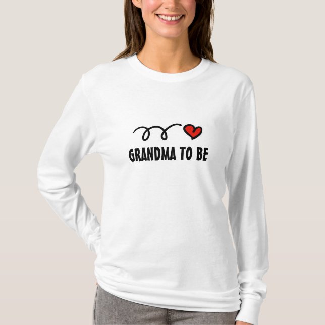 Avó a ser camisa para o bebê recém-nascido (Frente)