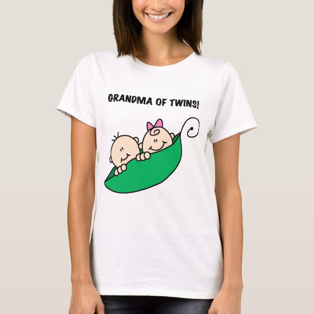 Avó de gêmeos Camisetas e presentes (Frente)