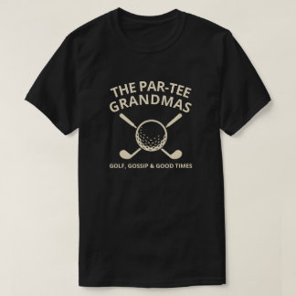 Avó de Golfe Par-Tee Camiseta Divertida para Avós