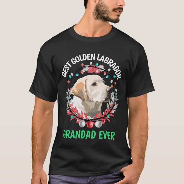 Avô de Labrador, Melhor Ouro, sobre T-Shirt (Frente)
