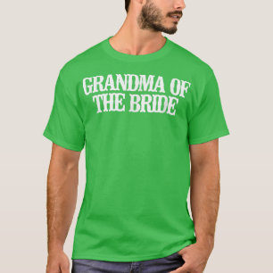 Avó Engraçada Minimalista Da Camiseta Da Noiva