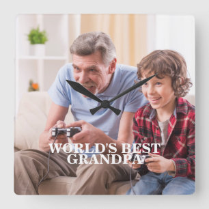 Avô Fotográfico / Relógio de parede de qualquer