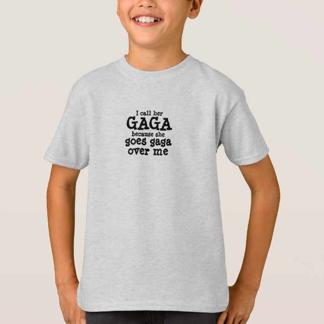 Avô Gaga Camisa Vovó Presente Avô (Frente)
