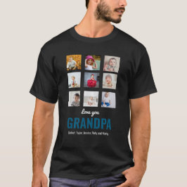 Avô Gift | Te Amo Papá Foto T-Shirt