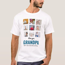 Avô Gift | Te Amo Papá Foto T-Shirt