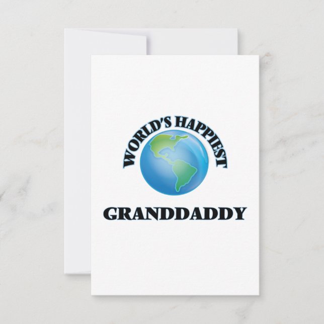 Avô mais feliz do mundo (Frente)