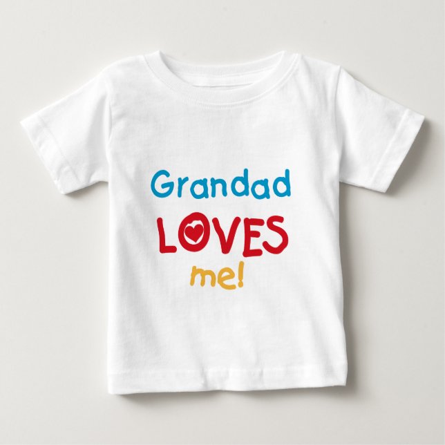 Avô me ama T-shirts e presentes (Frente)