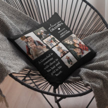 Avô Moderno Personalizado | Almofada de 6 Fotos