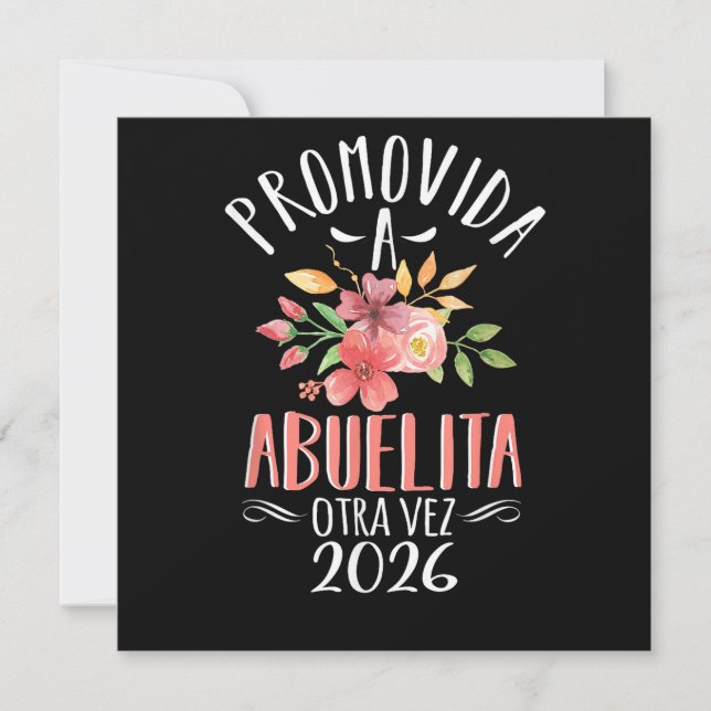 Avó Novamente Em Espanhol (Frente)