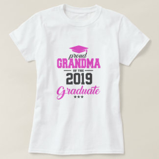 Avó orgulhosa do t-shirt graduado