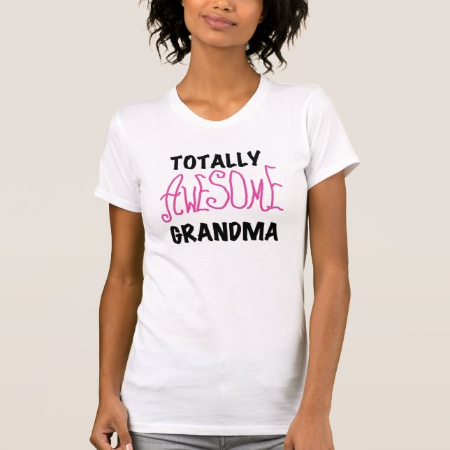 Avó totalmente impressionante - camiseta e (Frente)