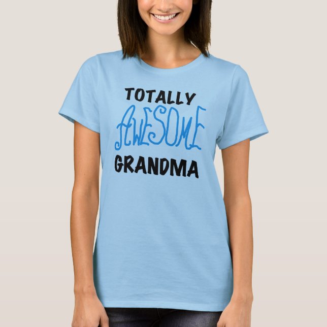 Avó totalmente impressionante - camiseta e (Frente)