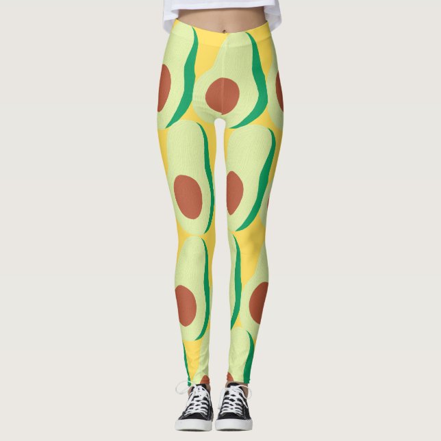 Avocado e Leggings Amarelas (Frente)