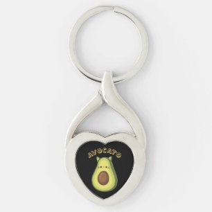 AVOCATO - Gato Engraçado e Chaveiro Avocado Amante