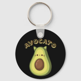 AVOCATO - Gato Engraçado e Chaveiro Avocado Amante