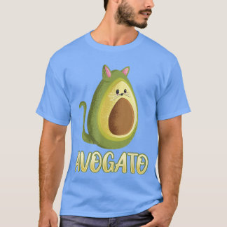 Avogato Avocado Cat Foodie lover T-Shirt Copy