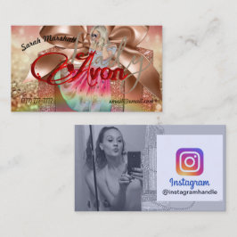 Avon Lady Instagram Cartão de visita