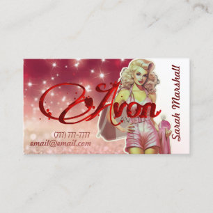 Avon Representante Cartão de visita