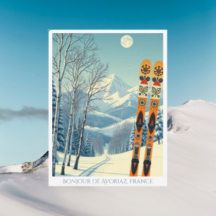 Avoriaz Haute-Savoie França — cartão postal