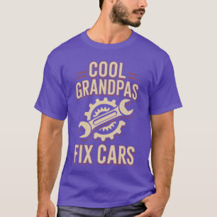 Avôs Legais de Carros Camiseta Engraçada de Mecâni