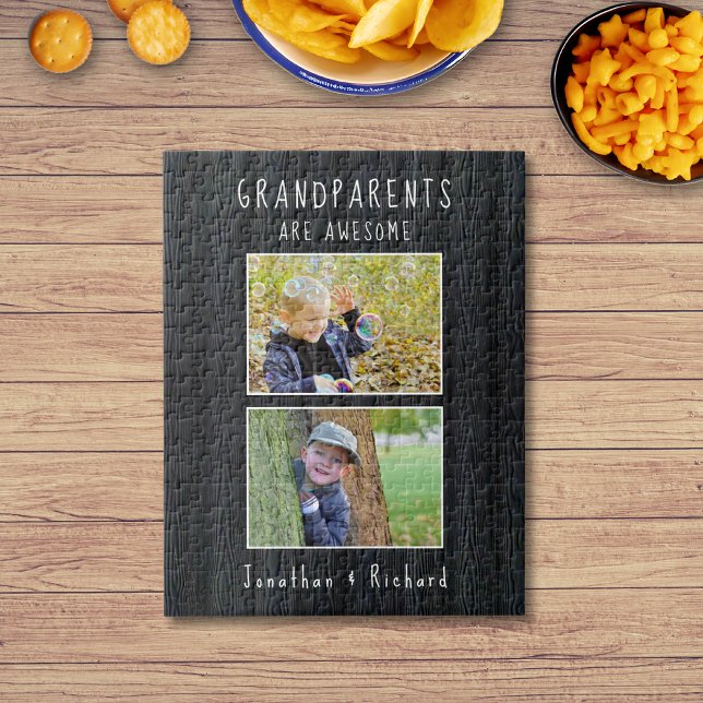 "Avós são incríveis" Quebra-cabeça de fotos (Criador carregado)