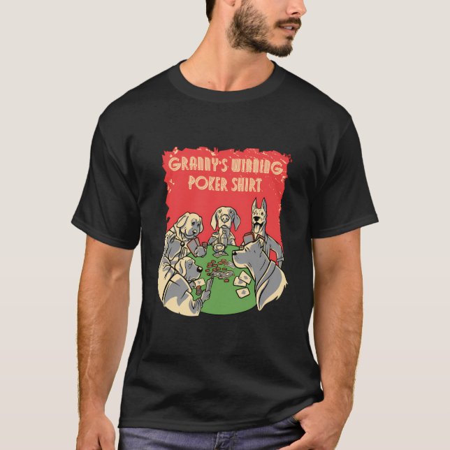 Avós vencedores do jogo de cartazes de camisa de p (Frente)