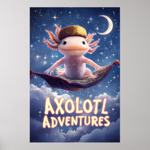 Axolotl Adventures Poster - Fantasia do Carpete Vo