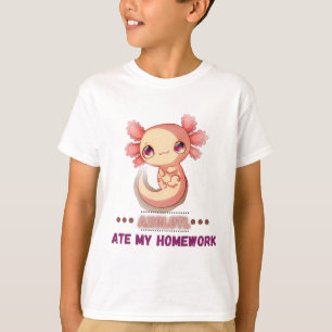 Axolotl comeu minha camisa de dever de casa
