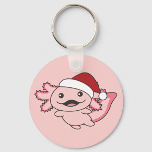Axolotl Felry Christmas Winter Axolotl Chaveiro