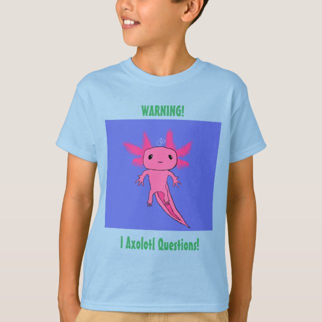 Axolotl Kids T-Shirt (Frente)