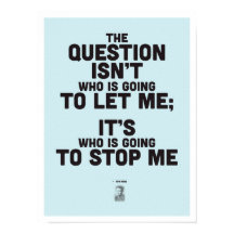 Ayn Rand Inspirational Cote - Poster de Filosofia