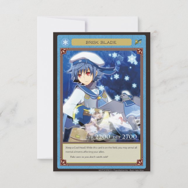 AZ card-Brisk Blade (Frente)
